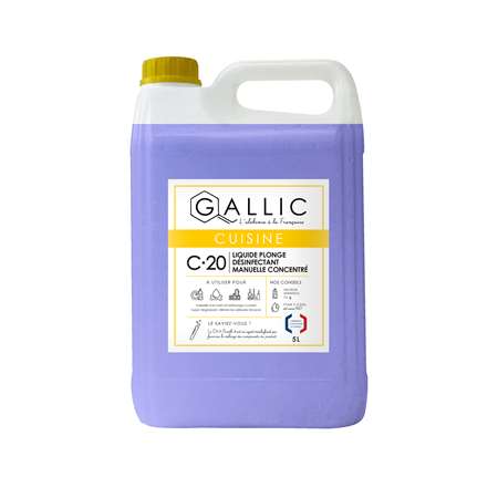 GALLIC C20-LIQUIDE PLONGE DESINFECTANT MANUELLE CONCENTRE 5L