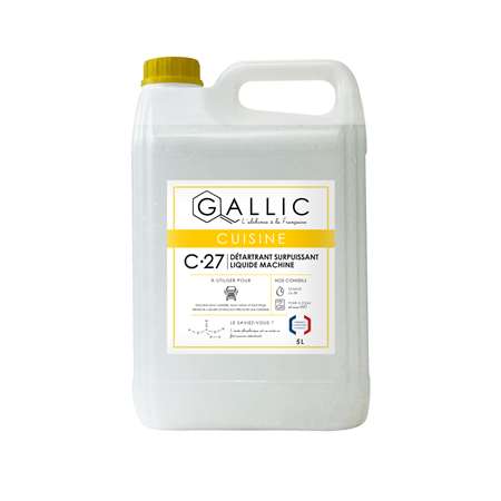 GALLIC C27 - DETARTANT SURPUISSANT LIQUIDE MACHINE 5L