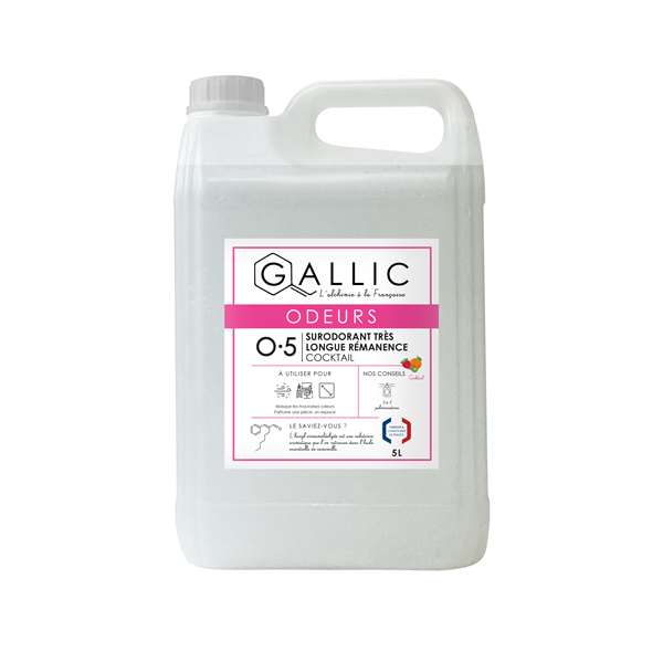 Image de GALLIC O5 - SURODORANT TRÈS LONGUE RÉMANANCE COCKTAIL 5L