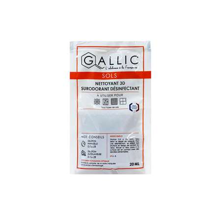 GALLIC S1-NETTOYANT 3D SURODORANT CITRON VERT DOSES 20MLx250