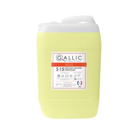 GALLIC S15 - NETTOYANT CONCENTRE AMMONIAQUE 20L