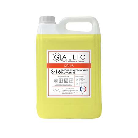 GALLIC S16 - DEGRAISSANT SOLVANTE CONCENTRE 5L