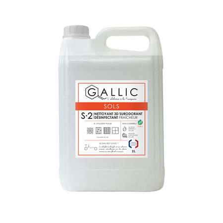 GALLIC S2 - NETTOYANT 3D SURODORANT FRAICHEUR 5L