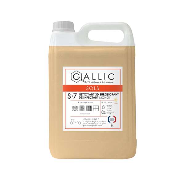 Image de GALLIC S7 - NETTOYANT 3D SURODORANT MONOI 5L