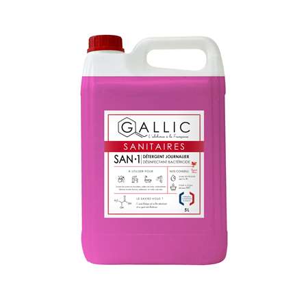 GALLIC SAN1-NETT JOURNALIER DETART DESINF BACT BQT FLEURI 5L