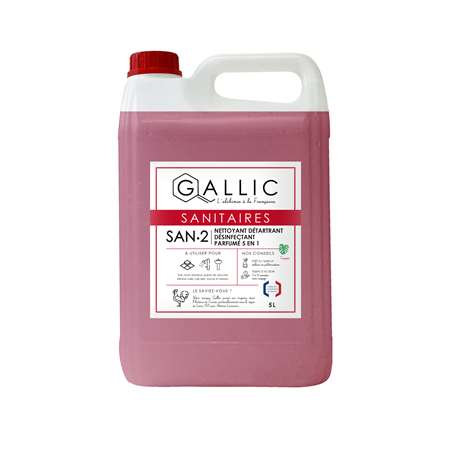 GALLIC SAN2 - NETT. DETARTRANT DESINFECTANT PARFUME 5/1 5L