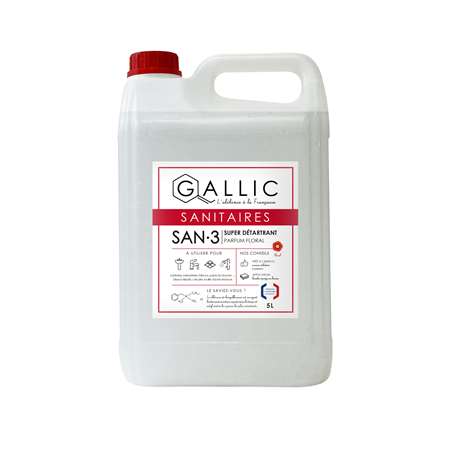 GALLIC SAN3 - SUPER DÉTARTRANT PARFUM  FLORAL 5L