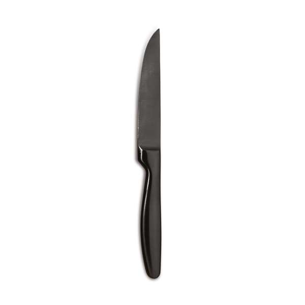 Image de COUTEAU A STEAK K6 BOJ SATIN GUNMETAL LONG.221MM