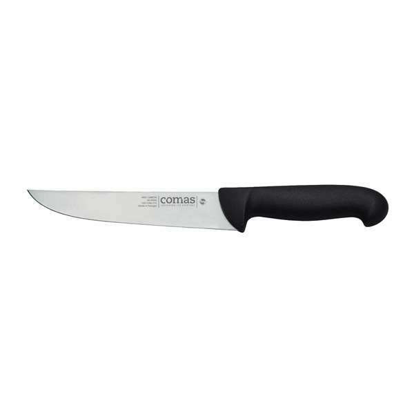 Image de COUTEAU DE BOUCHER NOIR LONG.180MM