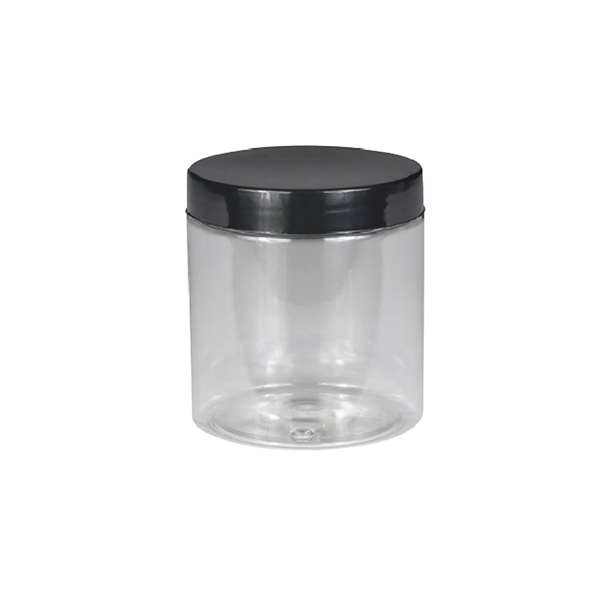 Image de POT PET A VIS + COUVERCLE NOIR 250ML X294