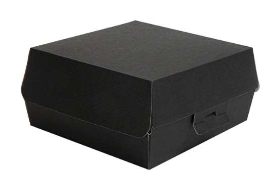 Image de BOITE HAMBURGER CARTON NOIR THE PACK (FTS176X168X78MM) X300
