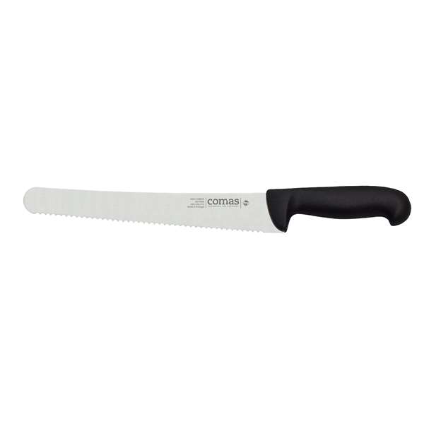 Image de COUTEAU A PAIN ET PATISSERIE NOIR LONG.250MM