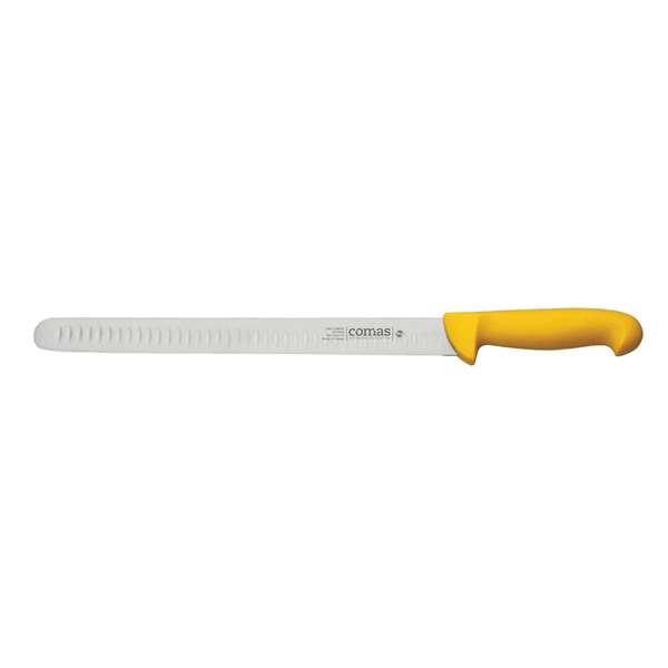 Image de COUTEAU A SAUMON JAUNE LONG.300MM