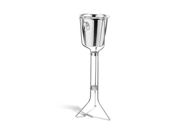Image de PIED PORTE-SEAU CHAMPAGNE 1 BOUTEILLE H.720MM