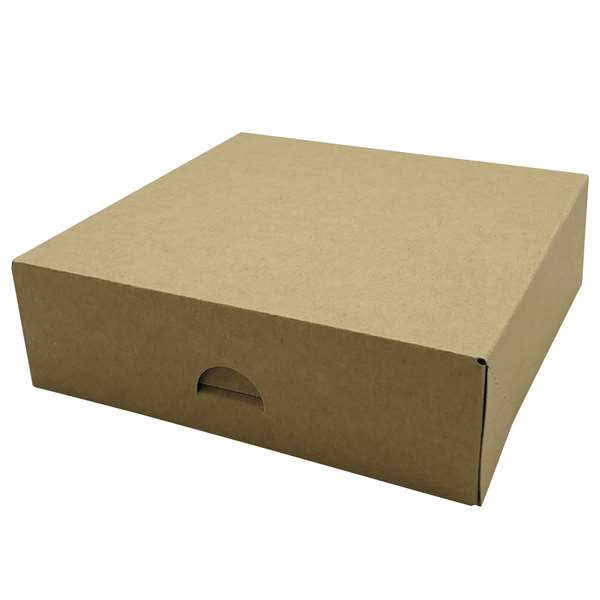 Image de BOITE PATISSIERE 16x8 KRAFT x50