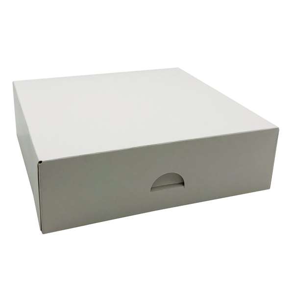 Image de BOITE PATISSIERE 18x10 BLANCHE x50