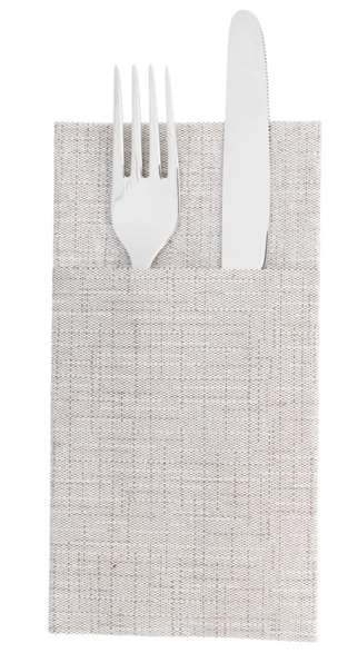 Image de SERVIETTE KANGOUROU AIRLAID CHOCOLAT 40X40CM X700