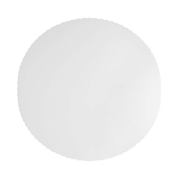 Image de NAPPE PAPIER GAUFRE RONDE BLANCHE DIAM. 118CM X250