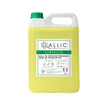 GALLIC SU2 - NETTOYANT DEGRAISSANT HYPERACTIF PAE 5L