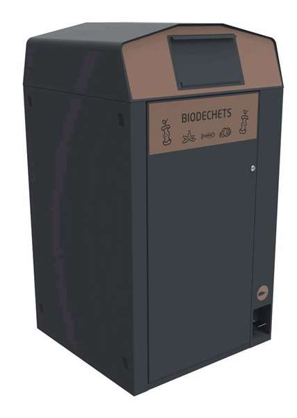 Image de POINT DE TRI TRIROK 240L AVEC 1 BAC ROULANT AVEC PEDALE