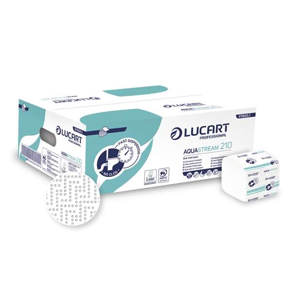 Image de PAPIER HYGIENIQUE AQUASTREAM SYSTEME A PLAT 210FTSX40 PQTS