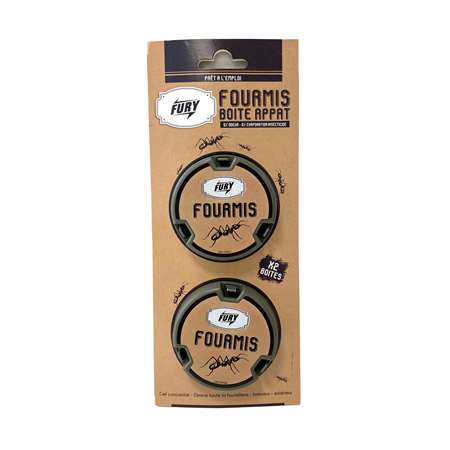 BOITES APPATS FOURMIS FURY 10GRS X2