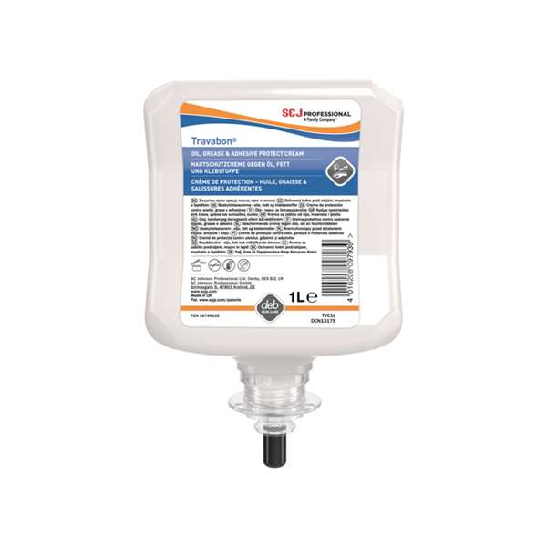 Image de TRAVABON CREME DE PROTECTION AVANT TRAVAIL CARTOUCHE 1L