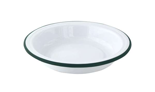 Image de ASSIETTE CREUSE EN TOLE EMAILLEE 65CL