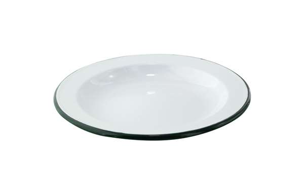 Image de ASSIETTE PLATE EN TOLE EMAILLEE DIAM.240MM