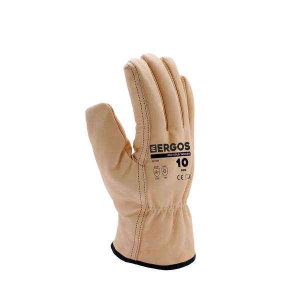 Image de GANT CUIR FLEUR BOVIN FOURRE ISOTHERME T10