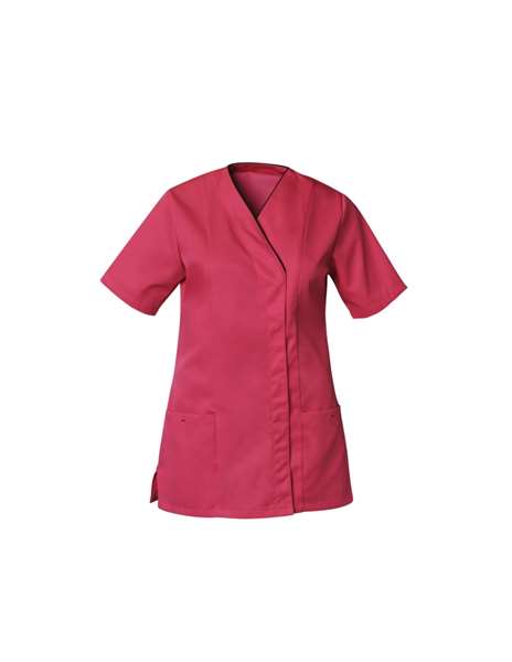 Image de TUNIQUE LUCY MANCHES COURTES ROSE/NOIR TAILLE 6