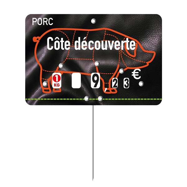 Image de ETIQUETTE PRESTO PORC A TEXTE (FTS12X8CM)