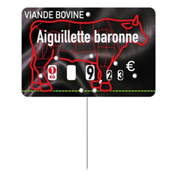 Image de ETIQUETTE PRESTO VIANDE BOVINE A TEXTE (FTS12X8CM)