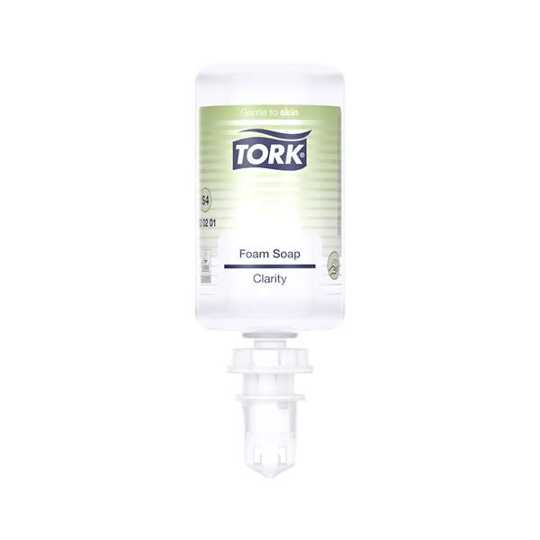 Image de TORK PREMIUM SAVON MOUSSE LIMPIDE ECOLABEL S4 1LX6