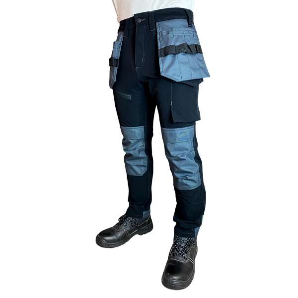 Image de PANTALON DE TRAVAIL RAGNAR COUPE SLIM NOIR T.46