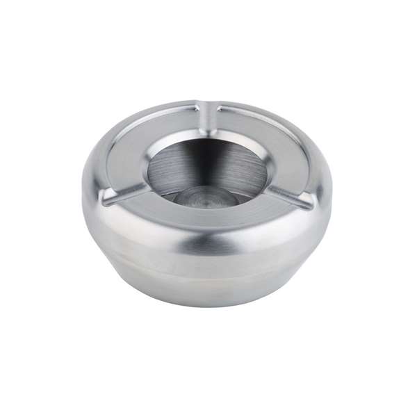 Image de CENDRIER INOX TROU LARGE AVEC COUVERCLE DIAM.125MM