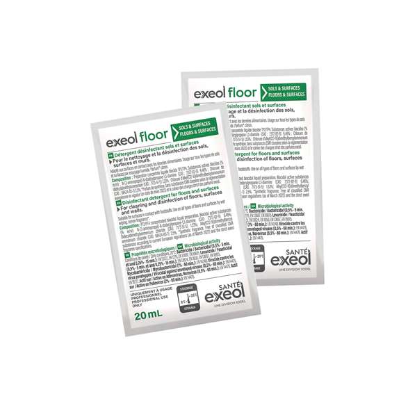 Image de EXEOL FLOOR DETERGENT DESINFECTANT SOL&SURFACE DOSE 20MLX250
