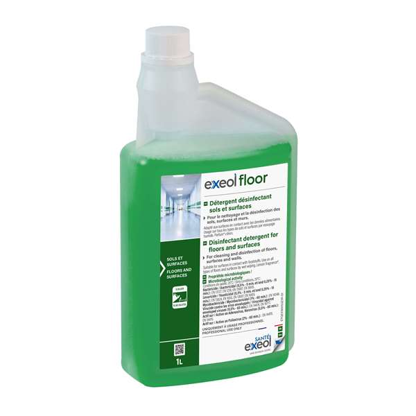 Image de EXEOL FLOOR DETERGENT DESINFECTANT SOL&SURFACES 1L