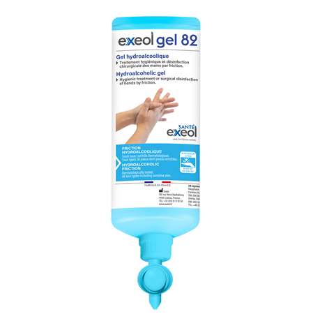 EXEOL GEL 82 HYDROALCOOLIQUE 1L AIRLESS