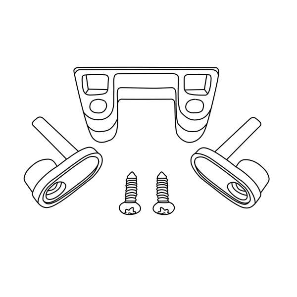 Image de KIT COMPLET FIXE BALAI CAOUTCHOUC POUR IDEATOP