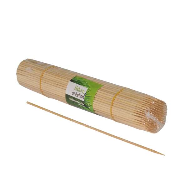 Image de PIQUE BROCHETTE BOIS LONG.250MM X200
