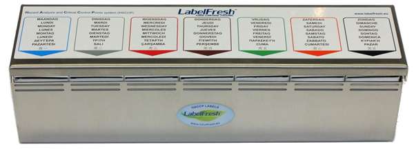 Image de DISTRIBUTEUR INOX LABELFRESH 7 JOURS