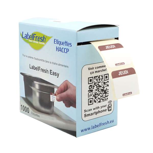Image de ETIQUETTES LABELFRESH EASY JEUDI (FTS30X25MM) X1000