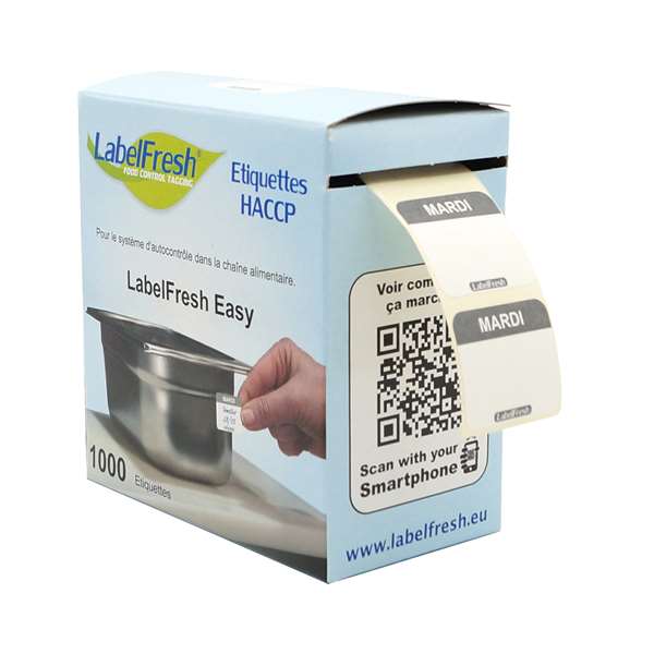 Image de ETIQUETTES LABELFRESH EASY MARDI (FTS30X25MM) X1000