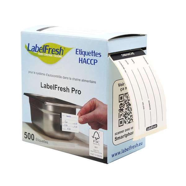 Image de ETIQUETTES LABELFRESH PRO DIMANCHE (FTS70X45MM) X500