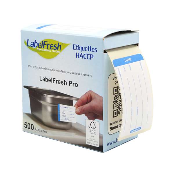 Image de ETIQUETTES LABELFRESH PRO LUNDI (FTS70X45MM) X500