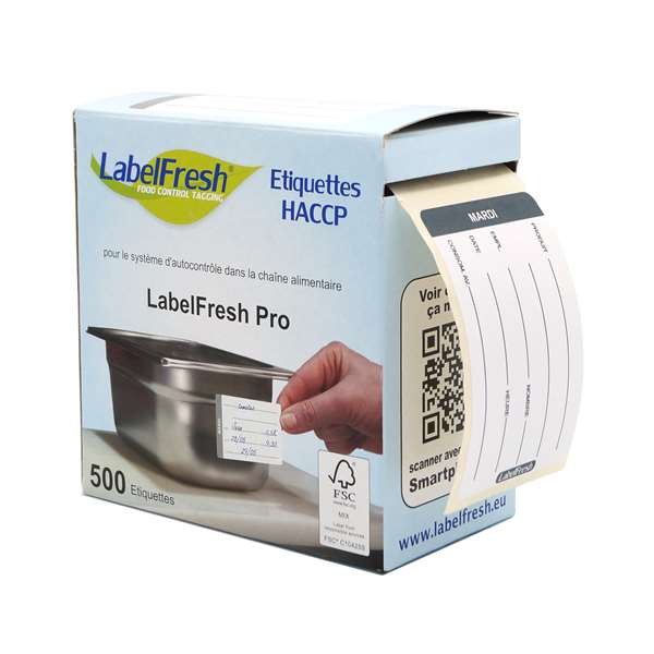 Image de ETIQUETTES LABELFRESH PRO MARDI (FTS70X45MM) X500