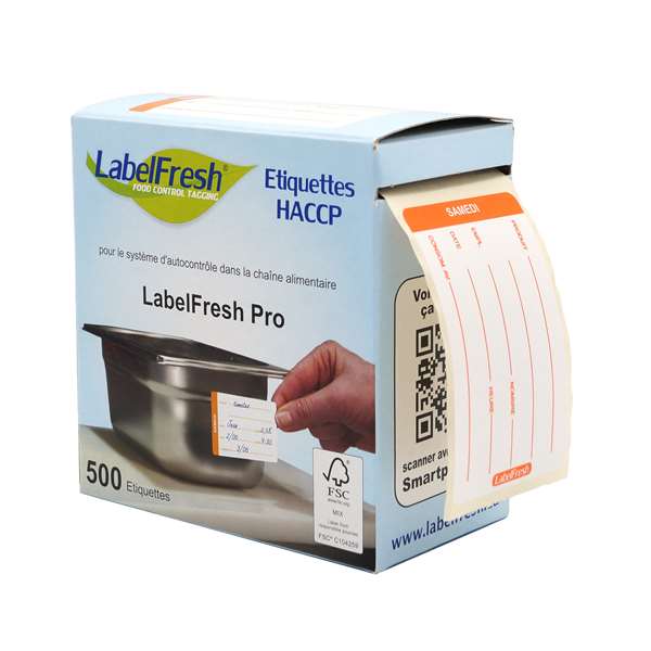 Image de ETIQUETTES LABELFRESH PRO SAMEDI (FTS70X45MM) X500