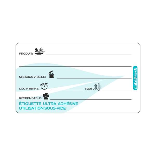 Image de ETIQUETTES LABELFRESH SAC SOUS VIDE ULTRA (FTS80X45MM) X300