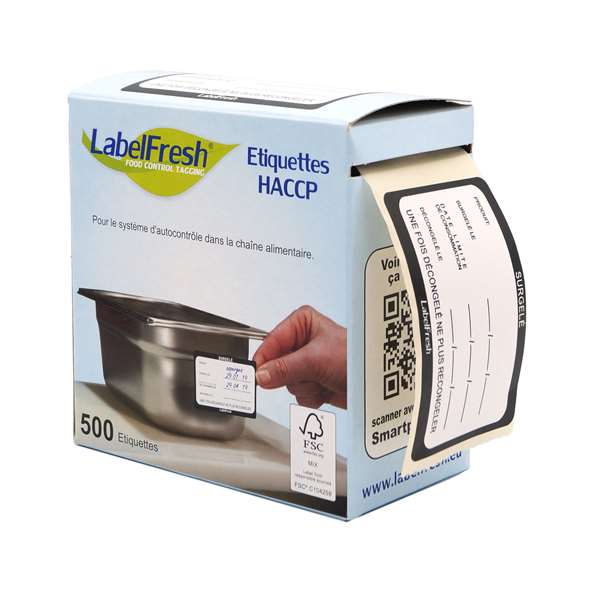 Image de ETIQUETTES LABELFRESH SURGELE (FTS70X45MM) X500